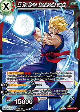 SS Son Gohan, Kamehameha Miracle