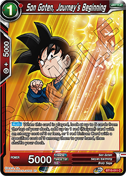 Son Goten, Journey's Beginning