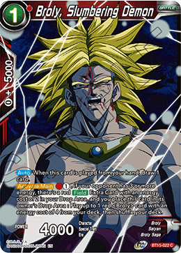 DRAGON BALL SUPER TCG: UNISON WARRIOR SERIES 6 - SAIYAN SHOWDOWN B15 -  BOOSTER PACK 