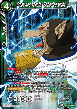 Great Ape Vegeta, Embodied Might