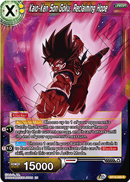 Kaio-Ken Son Goku, Reclaiming Hope