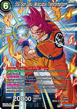 SSG Son Goku, Miraculous Transformation