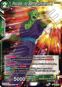 Piccolo, to Battle Universe 6