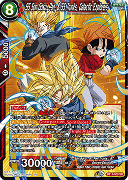 SS Son Goku, Pan, & SS Trunks, Galactic Explorers