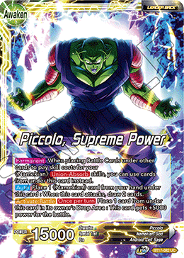 Piccolo, Supreme Power