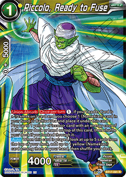 Piccolo, Ready to Fuse