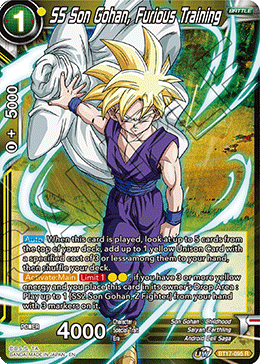 SS Son Gohan, Furious Training