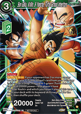 Son Goku, Krillin, & Yamcha, Turtle School Inheritors