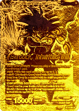 Bardock, Inherited Will