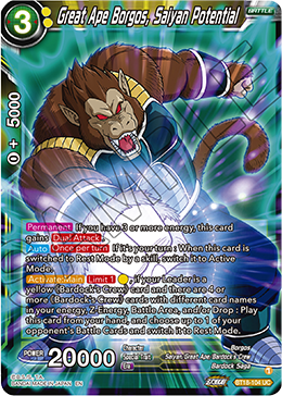 Great Ape Borgos, Saiyan Potential