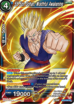 SS Son Gohan, Wrathful Awakening