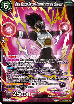 Black Masked Saiyan, Assassin from the Darkness