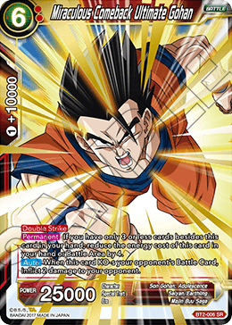 Repeated Force Vegito BT2-012 SR Dragon Ball Super Card Game TCG