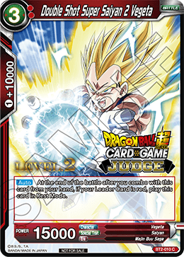 Repeated Force Vegito BT2-012 SR Dragon Ball Super Card Game TCG