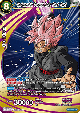 Unstoppable Despair Goku Black Rosé