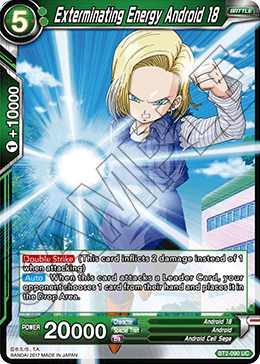 Exterminating Energy Android 18