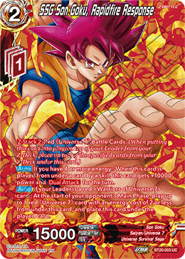 SSG Son Goku, Rapidfire Response