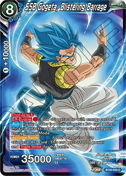 SSB Gogeta, Blistering Barrage