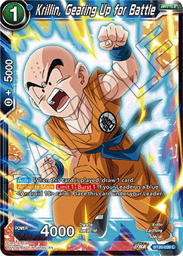 Krillin, Gearing Up for Battle