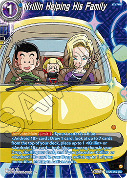 Krillin Helping His Family