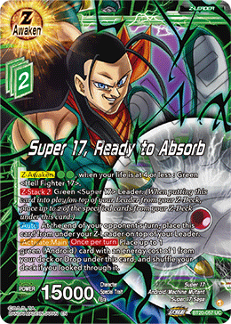 Super 17, Ready to Absorb
