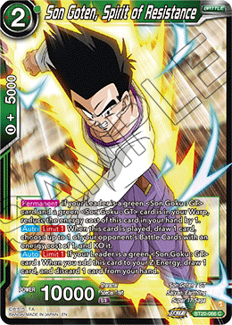 Son Goten, Spirit of Resistance