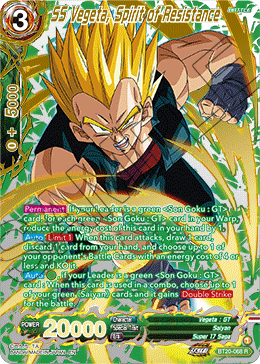 SS Vegeta, Spirit of Resistance