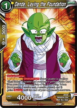 Dende, Laying the Foundation