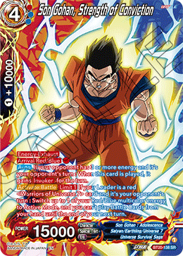 Son Gohan, Strength of Conviction