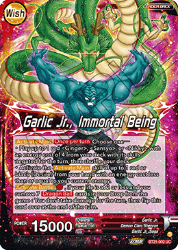 Garlic Jr., Immortal Being