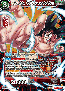 Son Goku, Full Power and Full Blast