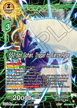 SS2 Son Gohan, Trigger to Fierce Rage