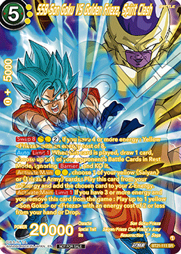 SSB Son Goku VS Golden Frieza, Spirit Clash