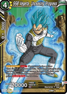 SSB Vegeta, Unceasing Progress