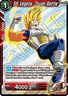 SS Vegeta, Tough Battle