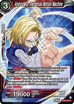 Android 18, Perpetual Motion Machine