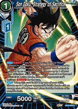 Son Goku, Strategy of Sacrifice