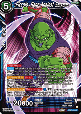 Piccolo, Rage Against Saiyans