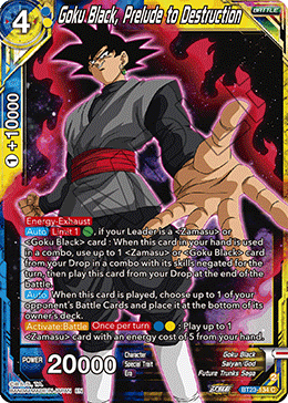 Goku Black, Prelude to Destruction