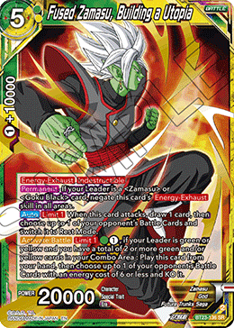 Fused Zamasu, Building a Utopia 