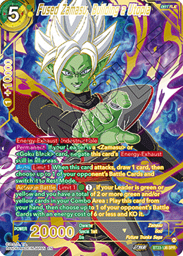 Fused Zamasu, Building a Utopia 