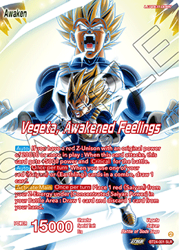 Vegeta, Awakened Feelings