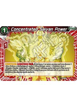 Concentrated Saiyan Power