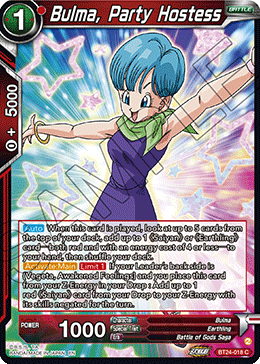 Bulma, Party Hostess