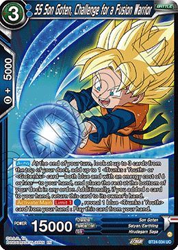 SS Son Goten, Challenge for a Fusion Warrior