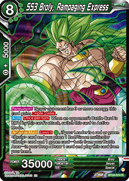 SS3 Broly, Rampaging Express