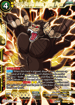 Great Ape Son Gohan, Raging Power