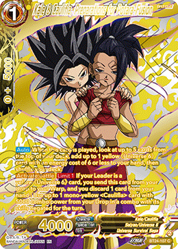 Kale & Caulifla, Preparations for Potara-Fusion