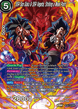 SS4 Son Goku & SS4 Vegeta, Striking a Weak Point