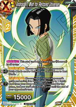 Android 17, Wish for Restored Universes